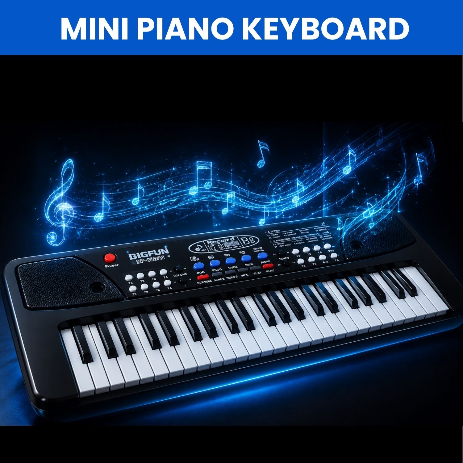 clairbell Piano Keyboard With Mic 37 Keys Music Toy Protable Electronic Piano for KidsE469 Piano Keyboard With Mic 37 Keys Music Toy Protable Electronic Piano for KidsE469 Analog Digital Piano-picture-14