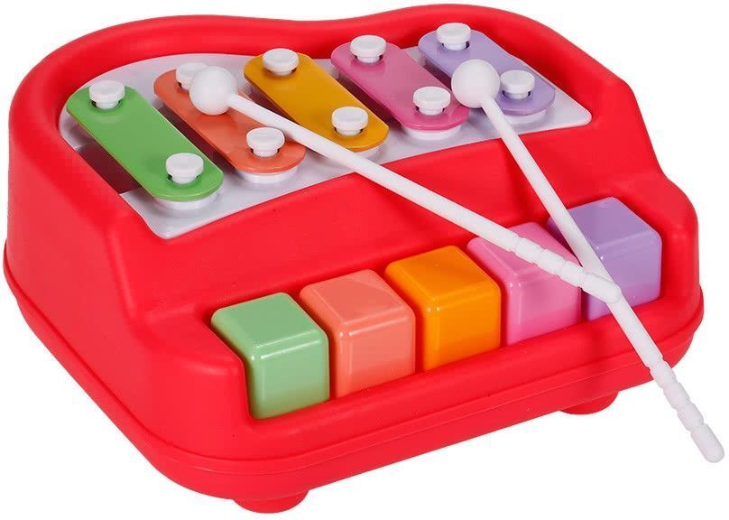 SALEOFF26567_@_691 Xylophone 2-in-1 Premium Piano 5 Key Scale Musical Toy For Kids - 173 Analog Digital Piano-image-37