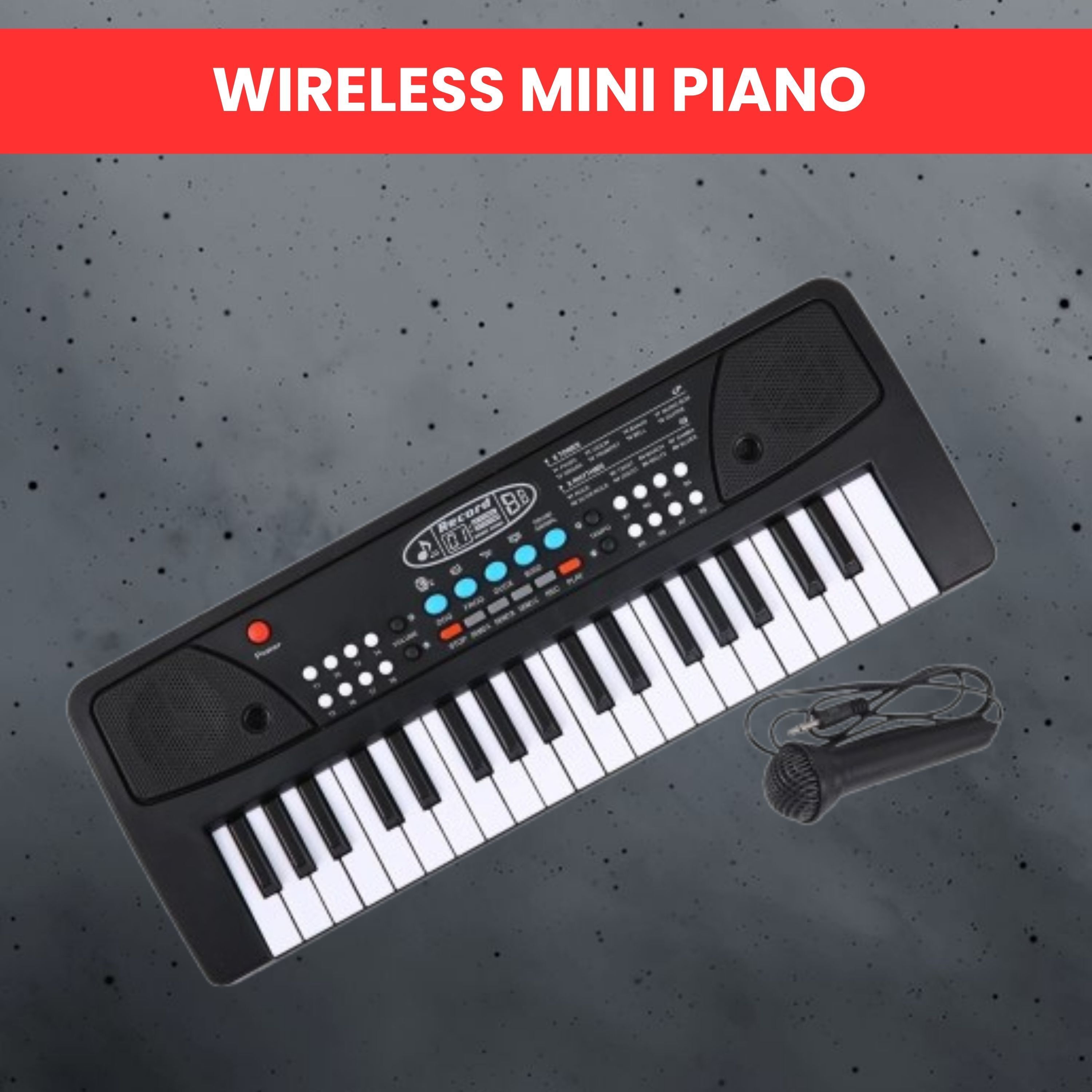 sacro (Piano Keyboard) with Mic/37 Keys 8Rhythms, 8Tones, Portable Electronic ToyE484 (Piano Keyboard) with Mic/37 Keys 8Rhythms, 8Tones, Portable Electronic ToyE484 Analog Portable Keyboard-picture-44