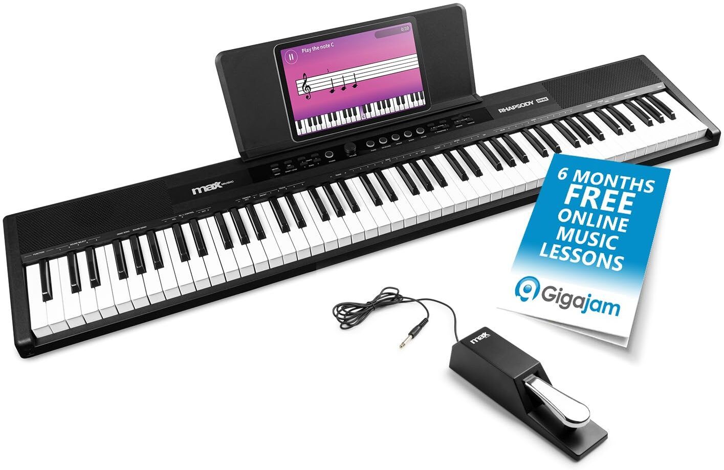 DP88 Piano Digital Keyboard 88 Touch-Sensitive Keys, Stereo Speakers DP88 Piano Digital Keyboard 88 Touch-Sensitive Keys, Stereo Speakers Digital Digital Piano-image-2