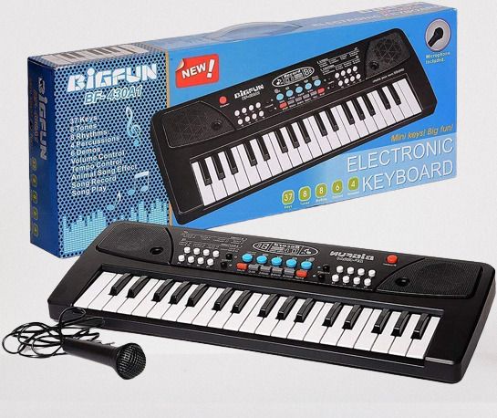Big Fun Piano | Kids and Adult Piano Keyboard | Piano for Kids with Microphone |Portable Electronic Keyboards for Beginners Musical Toys Pianos for Girls Boys Analog Portable Keyboard-image-38