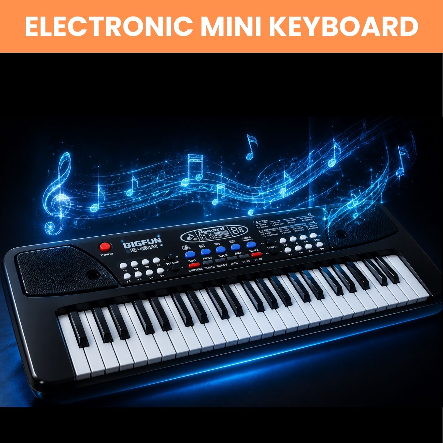 clairbell Piano Keyboard With Mic 37 Keys Music Toy Protable Electronic Piano for KidsE106 Piano Keyboard With Mic 37 Keys Music Toy Protable Electronic Piano for KidsE106 Analog Digital Piano-picture-7