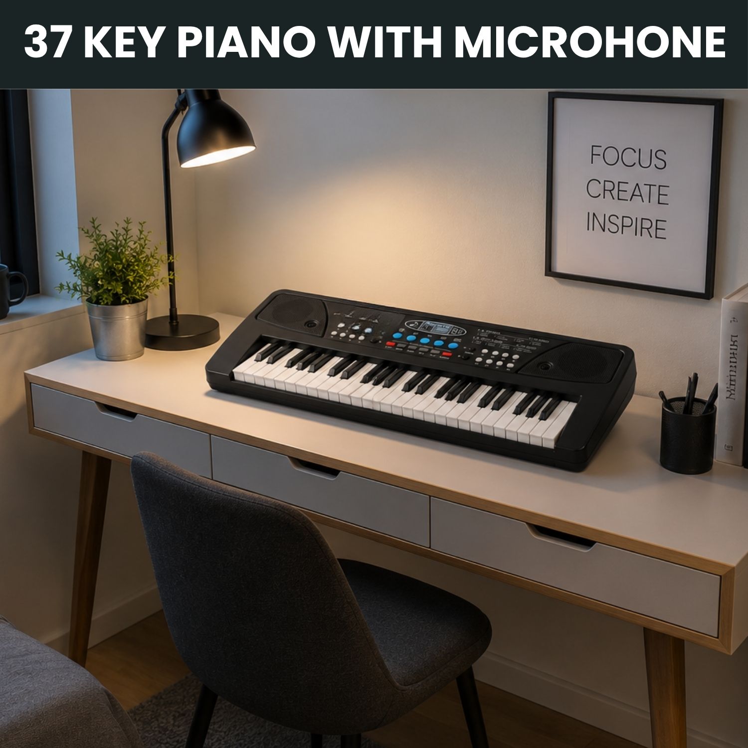 frony Piano Keyboard With Mic 37 Keys Music Toy Protable Electronic Piano for KidsW237 Piano Keyboard With Mic 37 Keys Music Toy Protable Electronic Piano for KidsW237 Analog Digital Piano-picture-19