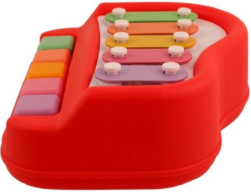 saleoff SALEOFF27118_@_198 Xylophone 2-in-1 Premium Piano 5 Key Scale Musical Toy For Kids - 724 Analog Digital Piano-picture-7