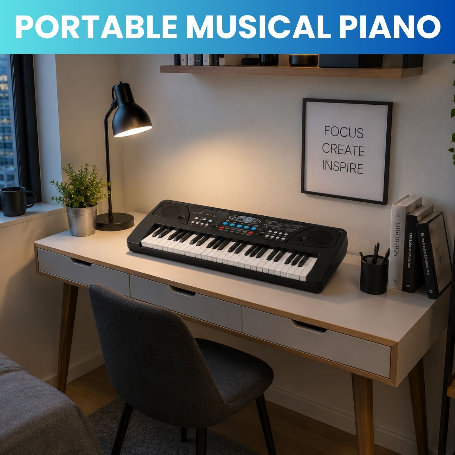 clairbell Piano Keyboard With Mic 37 Keys Music Toy Protable Electronic Piano for KidsE321 Piano Keyboard With Mic 37 Keys Music Toy Protable Electronic Piano for KidsE321 Analog Digital Piano-picture-31