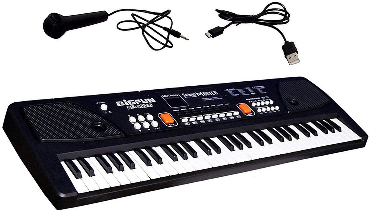 star venture Piano for Kids,Mic Dc Power Option Recording Musical Keyboard, Music Piano Kids 37 Key Piano Keyboard with Recording Mic & Mobile Charger Kids 37 Key Piano Analog Portable Keyboard-picture-33