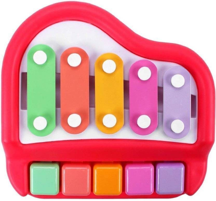 SALEOFF26630_@_939 Xylophone 2-in-1 Premium Piano 5 Key Scale Musical Toy For Kids - 419 Analog Digital Piano-image-38