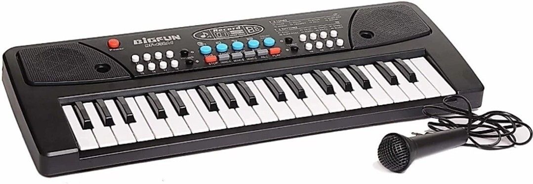 gam collection Battery Operated/Mobile Charger Power Option 37 Keys Piano Keyboard with Recording and Mic Toy for Kids Analog Portable Keyboard-picture-16