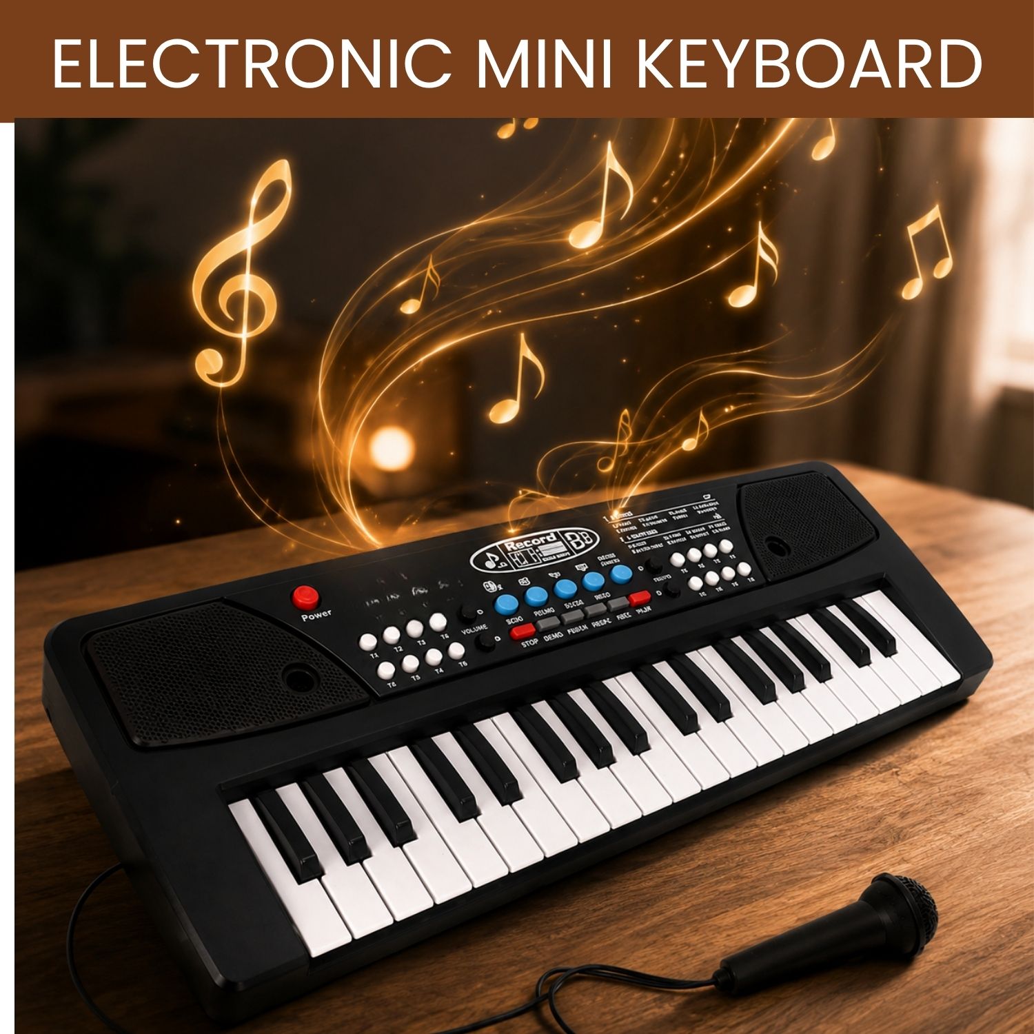 guggu Piano Keyboard With Mic 37 Keys Music Toy Protable Electronic Piano for KidsY78 Piano Keyboard With Mic 37 Keys Music Toy Protable Electronic Piano for KidsY78 Analog Digital Piano-picture-33