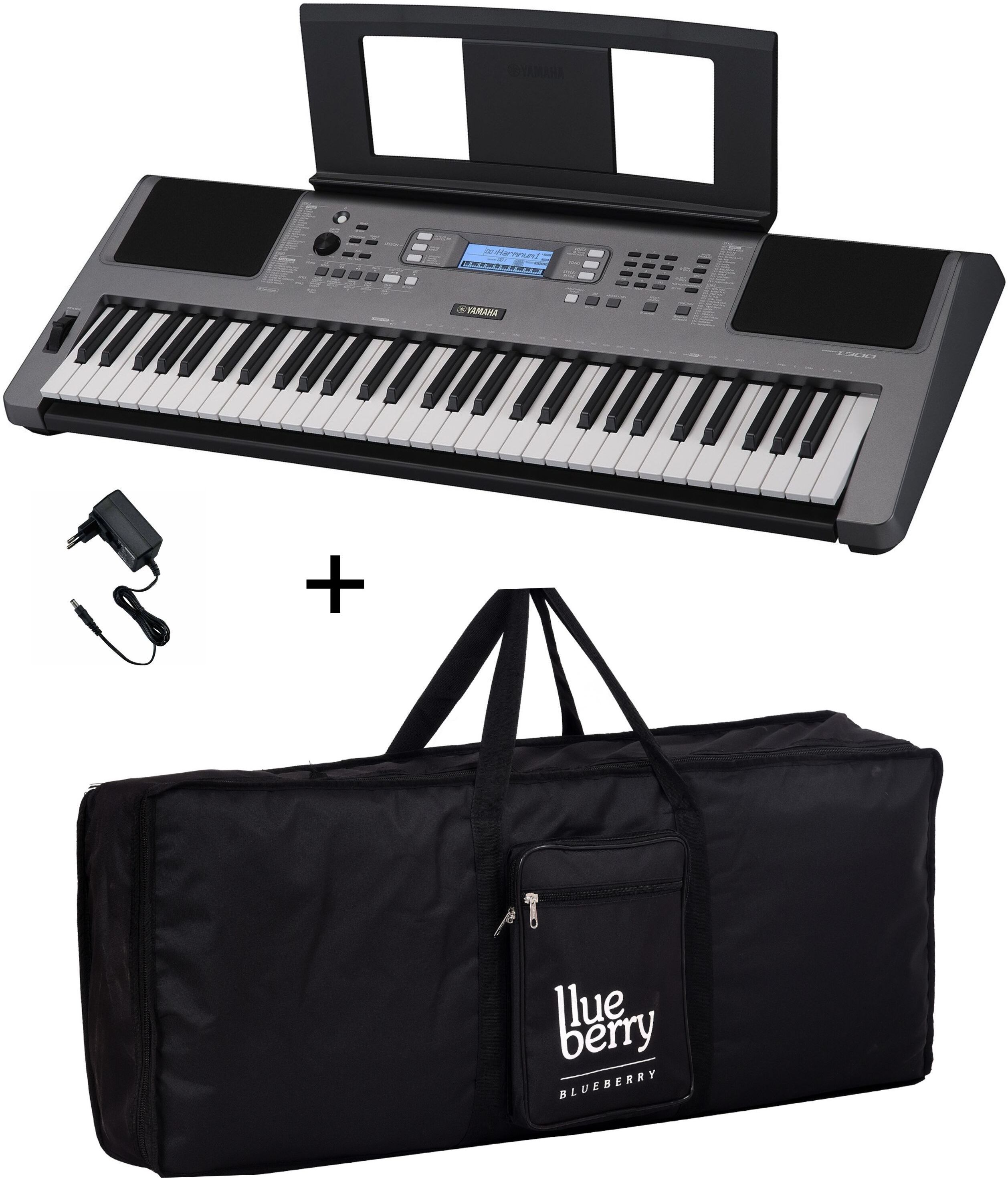 PSR-I300 With Blueberry KB-50 Bag, Digital Portable Keyboard