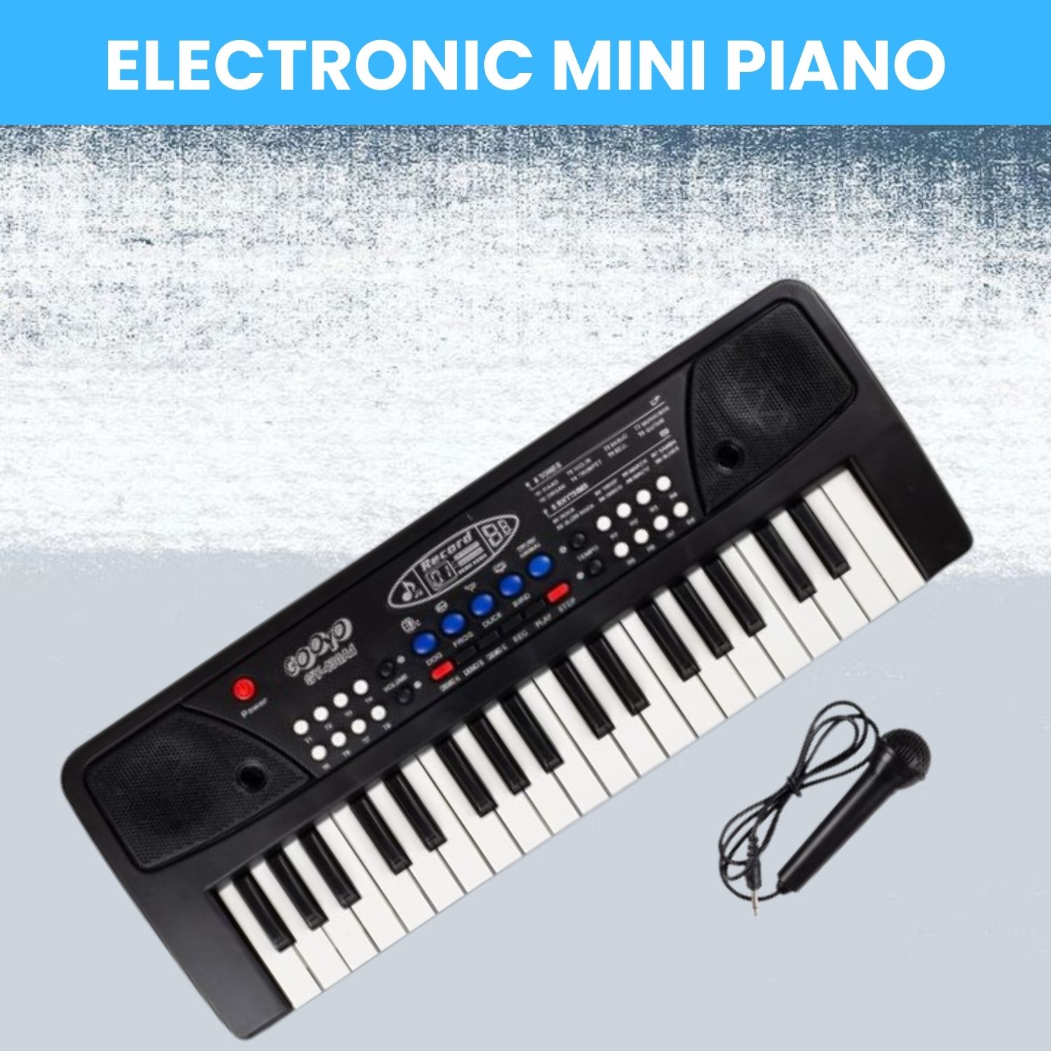 guggu Piano Keyboard with Mic, 8 Tones & 37 Keys Portable Electronic Toy For kids o260 Piano Keyboard with Mic, 8 Tones & 37 Keys Portable Electronic Toy For kids o260 Analog Digital Piano-picture-44