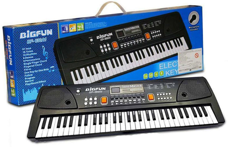 star venture Portable Piano USB Connecting Function for Kids with Single Speaker Microphone Multi-Function Portable Piano Keyboard Analog Portable Keyboard image 1