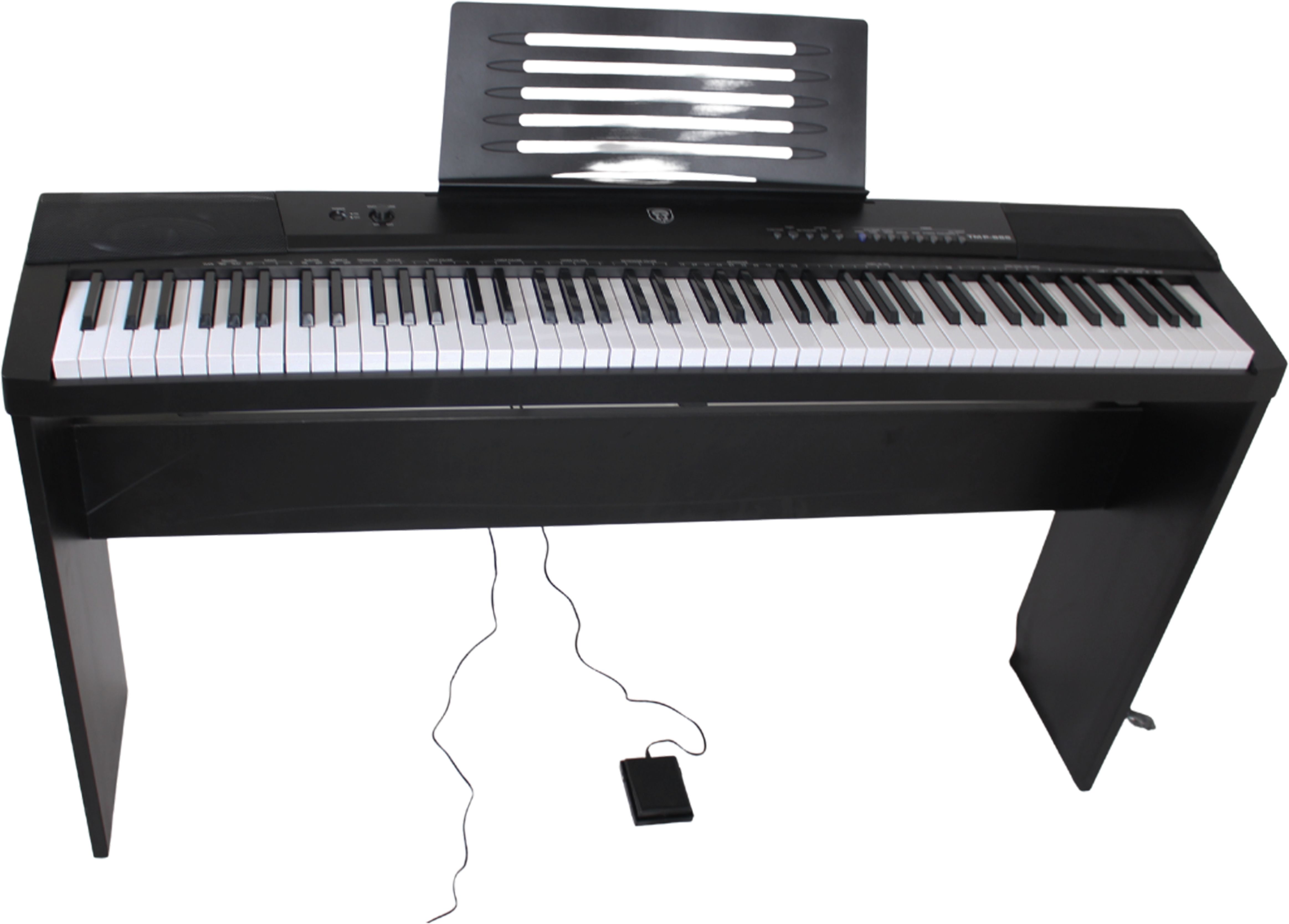 TP10088-Portable 88-Key Digital Piano Keyboard | Touch Sensitive Keys| 140Tones 16 Demo Songs|USB MIDI | Split Mode|Record & Play | Stand & Sustain Pedal Digital Digital Piano-image-17