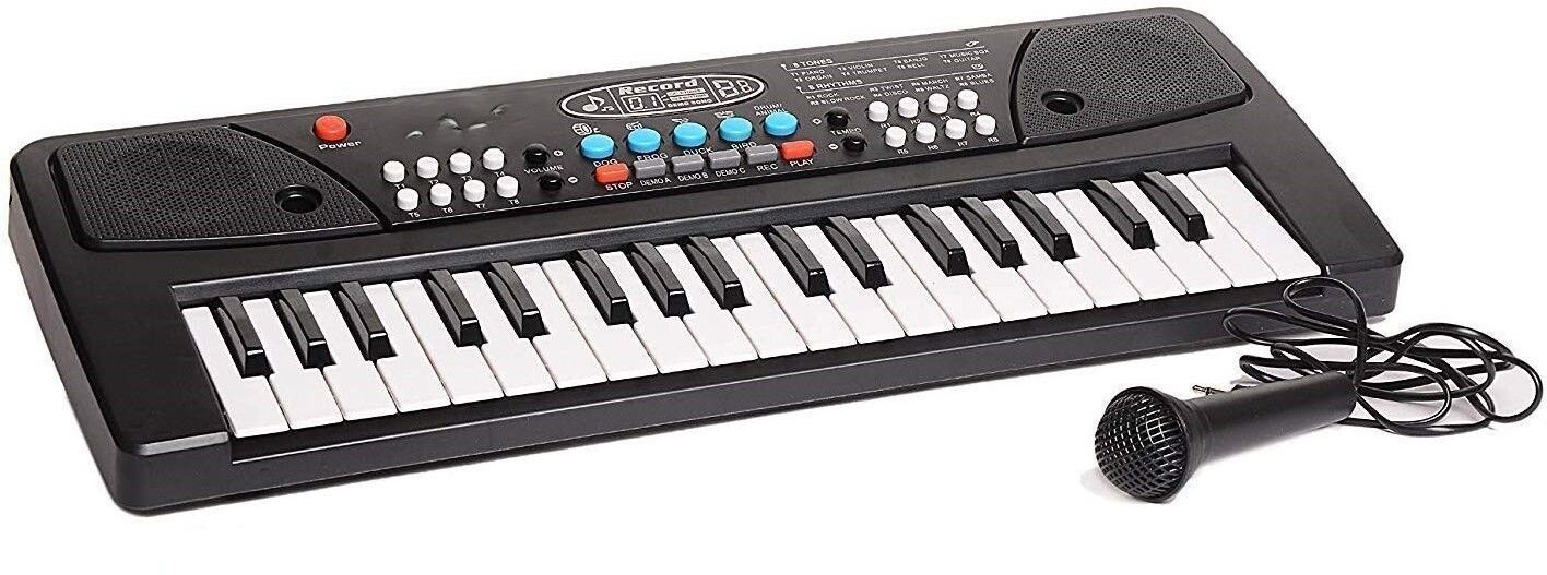 Piano for Kids,Mic Dc Power Option Recording Musical Keyboard, Music Piano 1 Kids 37 Key Piano Keyboard & Recording Mic & Mobile Charger Kids 37 Key Piano 1 Digital Portable Keyboard-image-5
