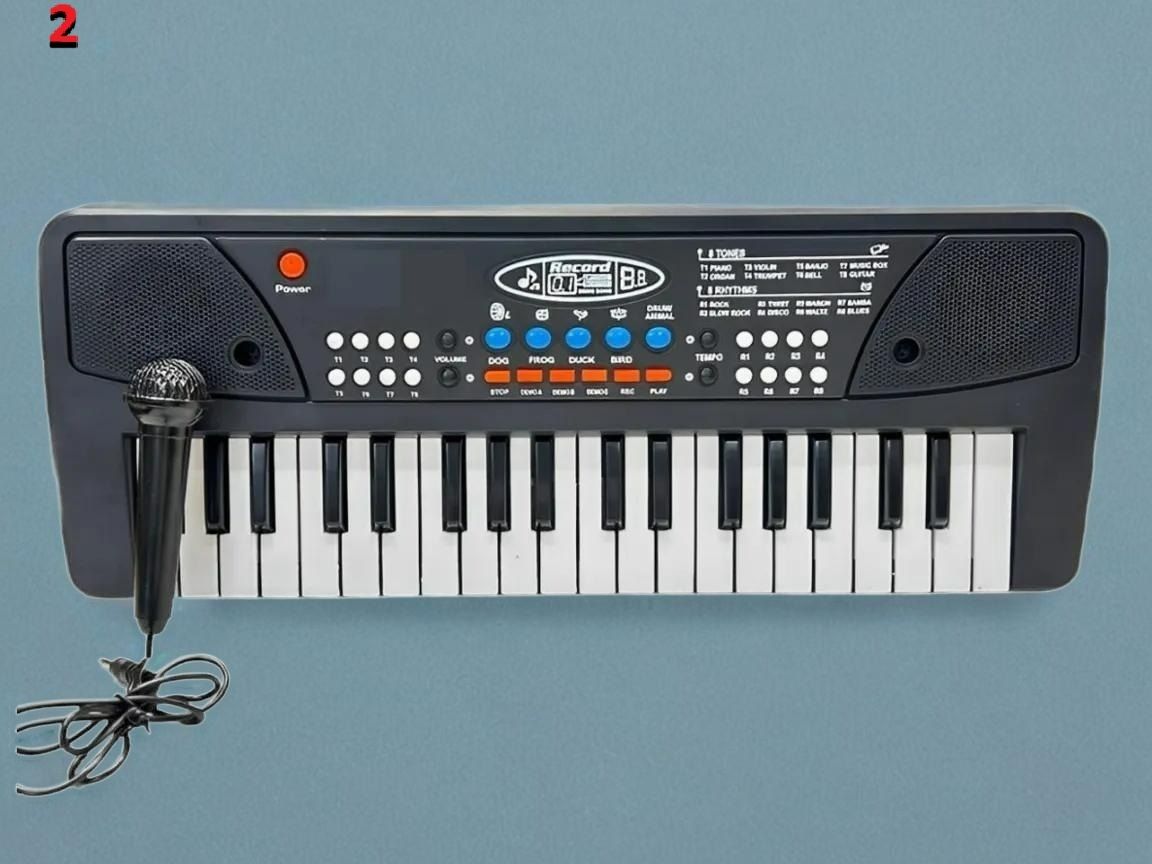 A828 Piano Key Electronic Piano Keyboard Toy with DC Power Option Best Birthday Gift for Boys and Girls Musical Instruments Latest Analog Analog Portable Keyboard-image-29