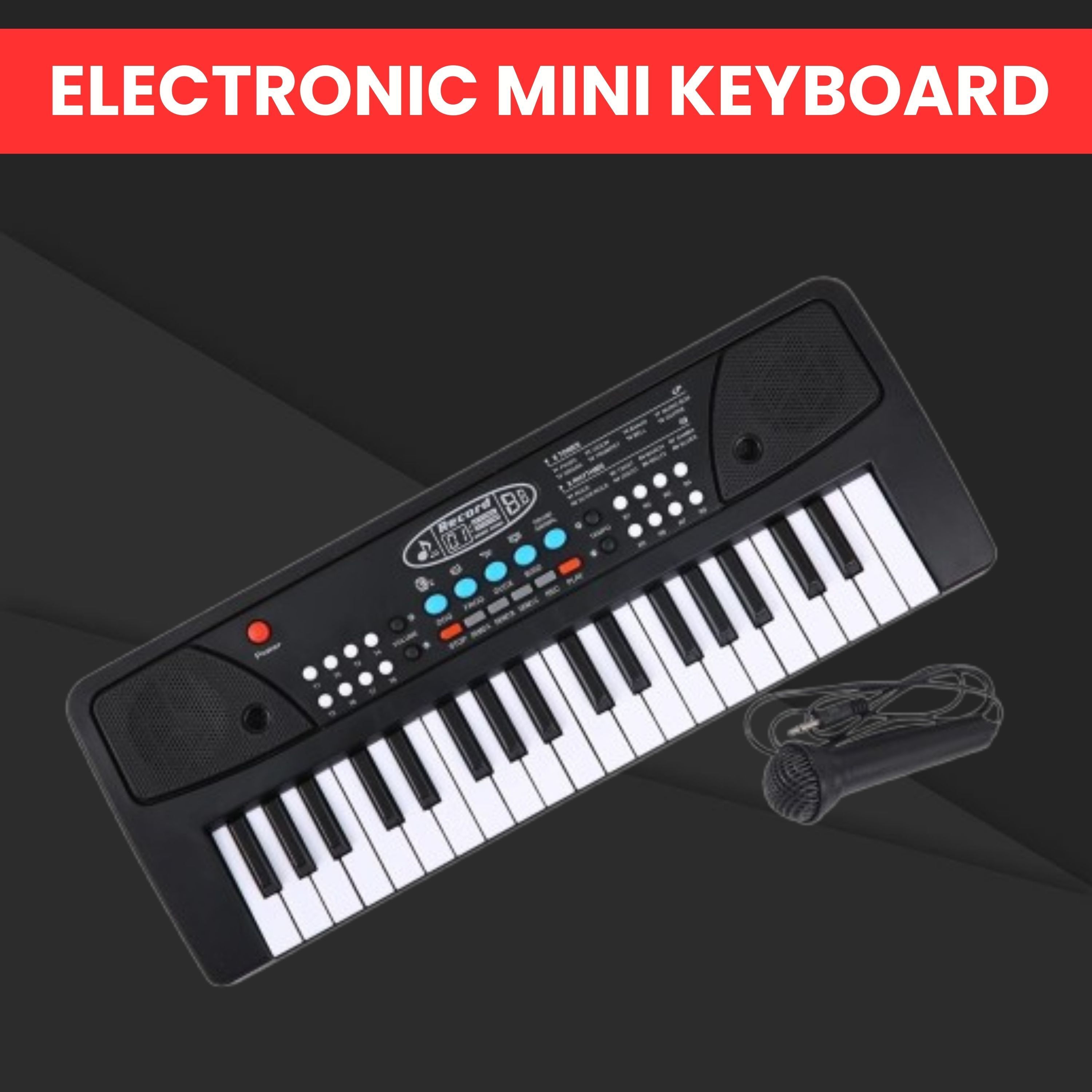 sacro (Piano Keyboard) with Mic/37 Keys 8Rhythms, 8Tones, Portable Electronic ToyD457 (Piano Keyboard) with Mic/37 Keys 8Rhythms, 8Tones, Portable Electronic ToyD457 Analog Portable Keyboard-picture-24