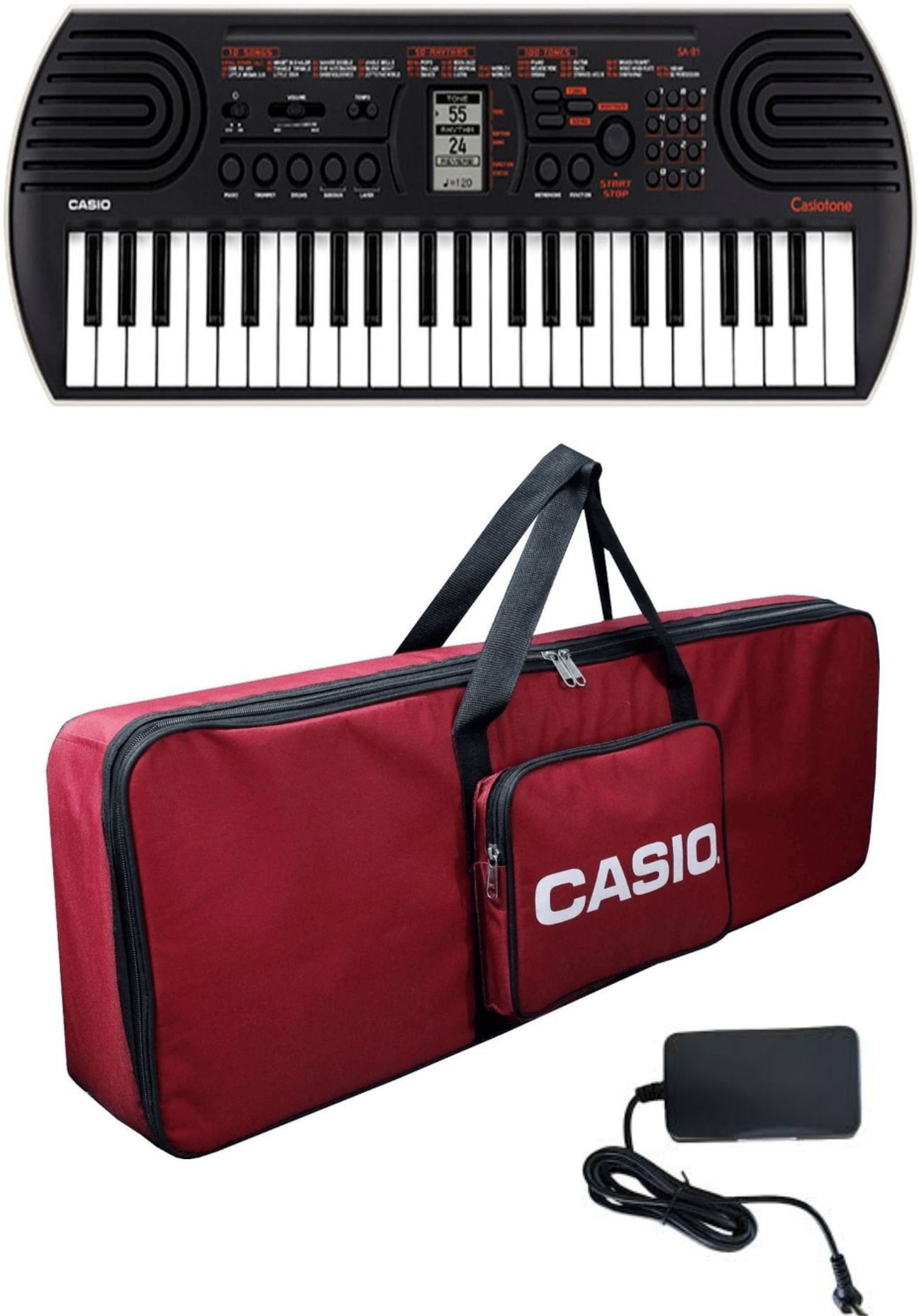 Casiotone Mini Keyboard SA-81 With Carry Case SA-81 Analog Portable Keyboard
