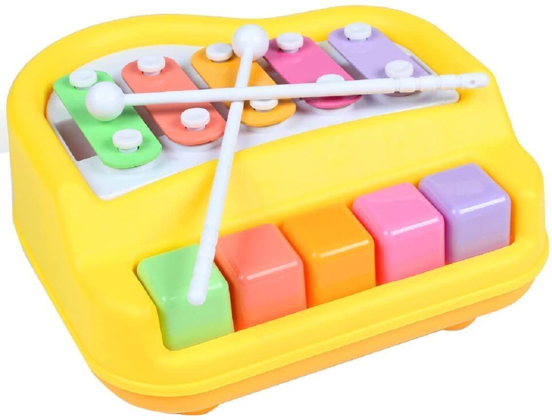 saleoff SALEOFF26528_@_306 Xylophone 2-in-1 Premium Piano 5 Key Scale Musical Toy For Kids - 134 Analog Digital Piano-picture-36