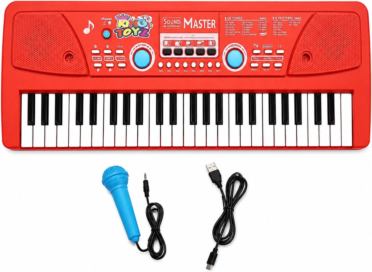 SM-49K Piano Keyboard for Kids | Beginners with Mic & Recording Function Analog Digital Piano-image-26