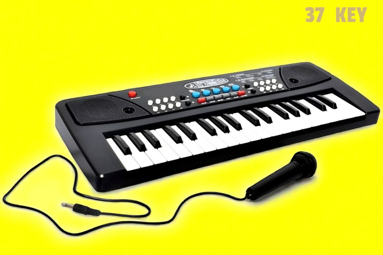 shamsa X177 Keys Piano Toy with Microphone, USB Power Cable & Sound Recording Best Birthday Gift for Boys and Girls Musical Instruments Analog Digital Piano-picture-34