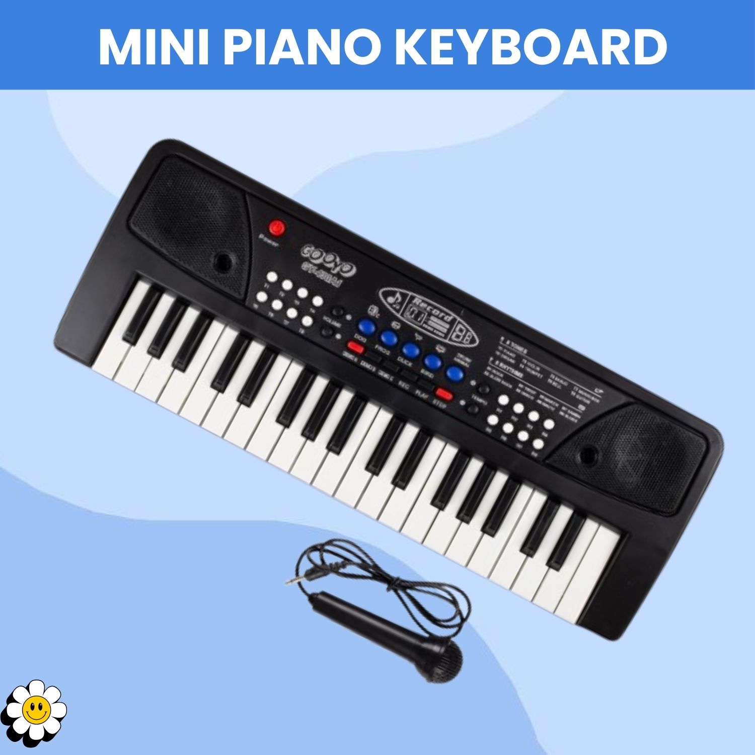 roar Piano Keyboard with Mic, 8 Tones & 37 Keys Portable Electronic Toy For kids I106 Piano Keyboard with Mic, 8 Tones & 37 Keys Portable Electronic Toy For kids I106 Analog Digital Piano-picture-33