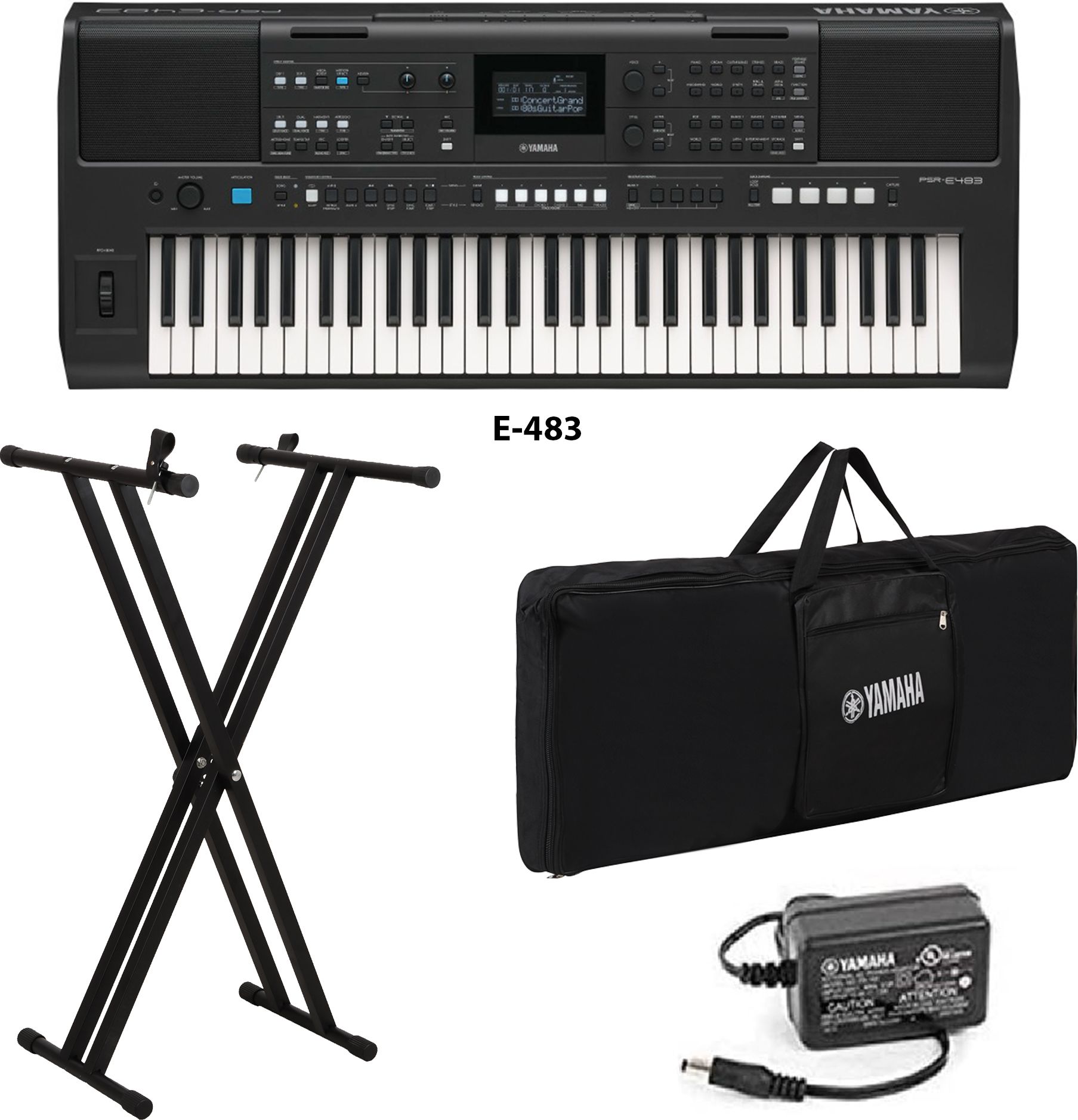 PSR-E483 Kit PSR-E483 61-Key Portable Keyboard Digital Portable Keyboard-image-32