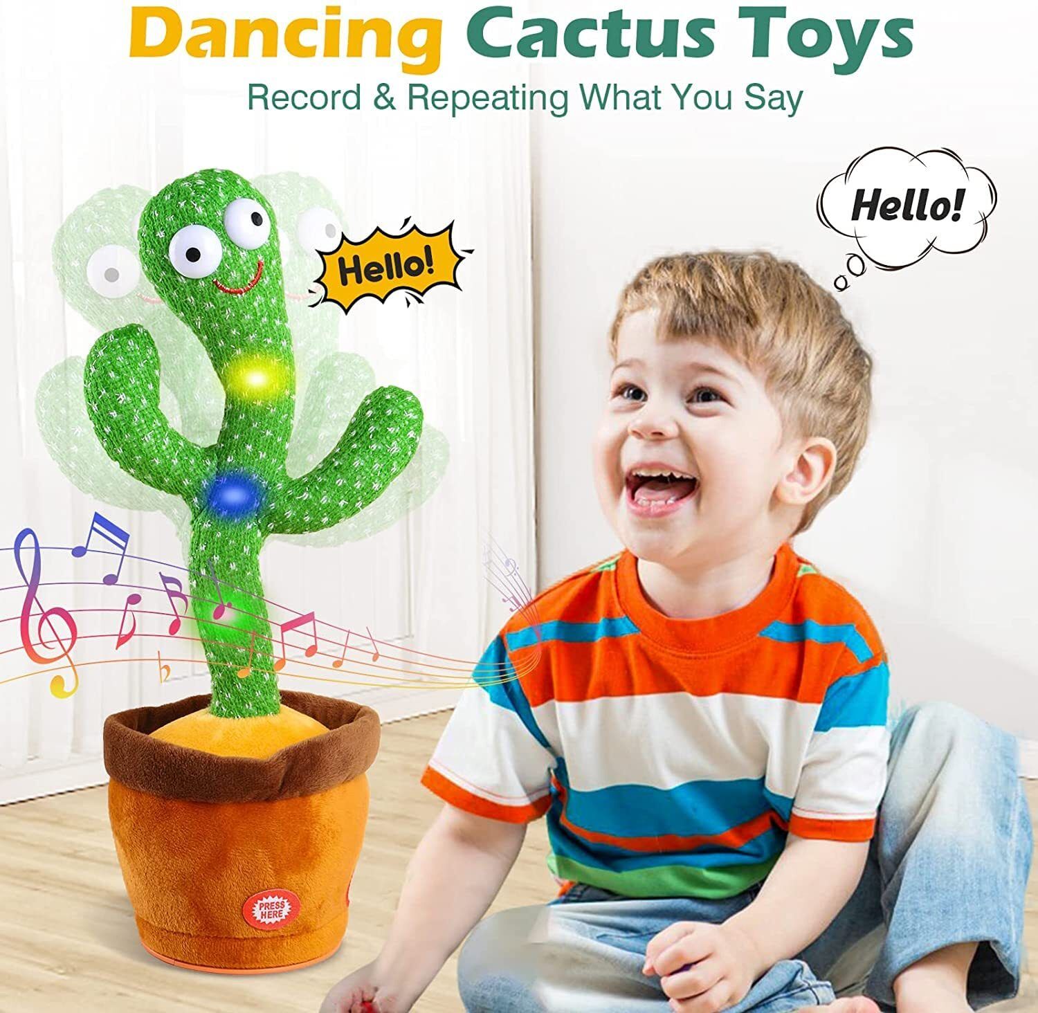 saleoff Dancing Cactus Musical Toy Can Sing, Wriggle & Repeat The Recording-94-picture-22
