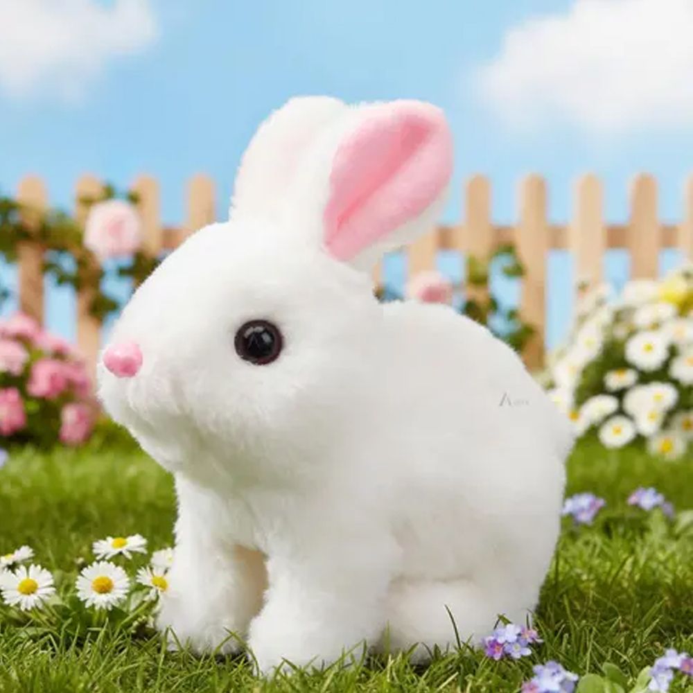 mpix Cute Plush Rabbit Toy with Moving Ears & Funny Bunny Sounds-picture-32