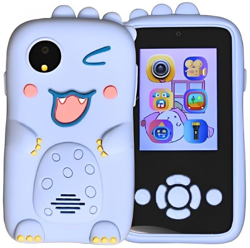 Kids Smartphone Toy MP3 Music Player, Dual Camera Electronic Learning Toy