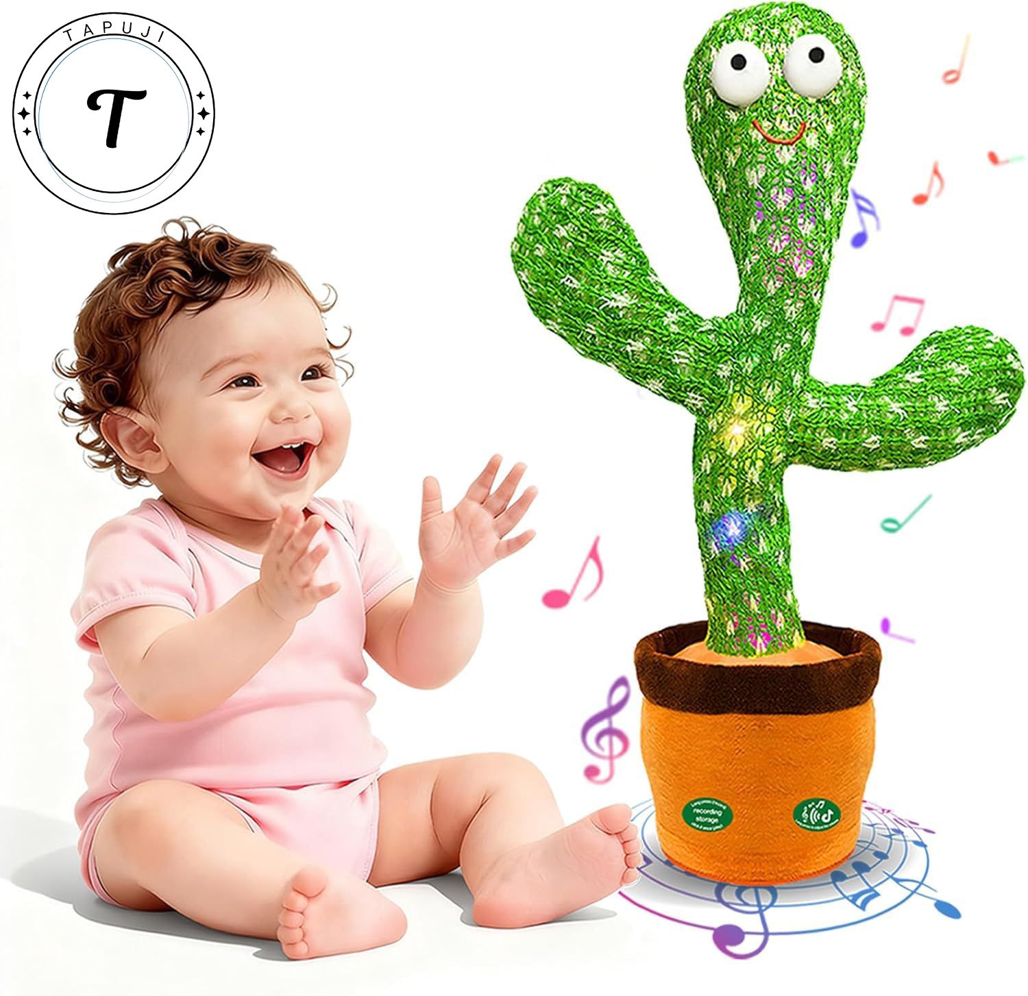 Dancing Cactus Toy with Cowboy Hat: Singing, Dancing & Mimicking-image-29