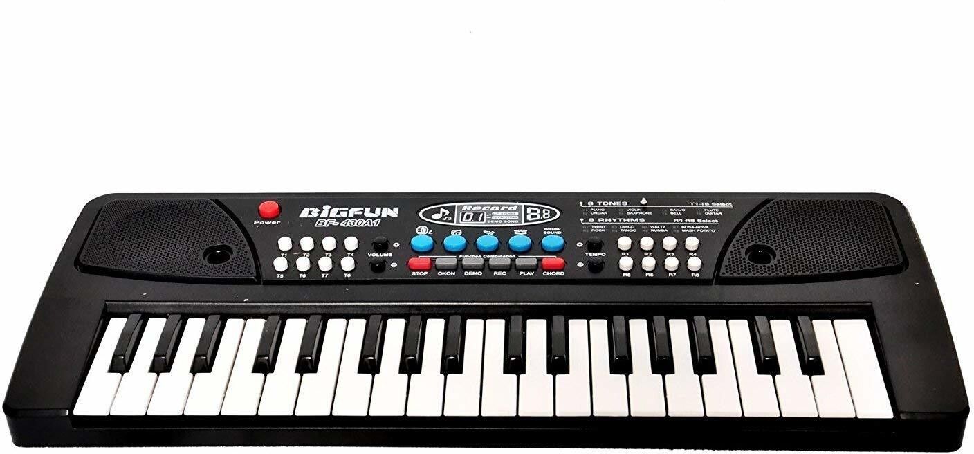 A430 Kids Piano Keyboard, Piano for Kids with Microphone Portable Electronic P38 37Key Piano Toy Keyboard for Kids with Mic Dc Power Option P38 Analog Portable Keyboard-image-12