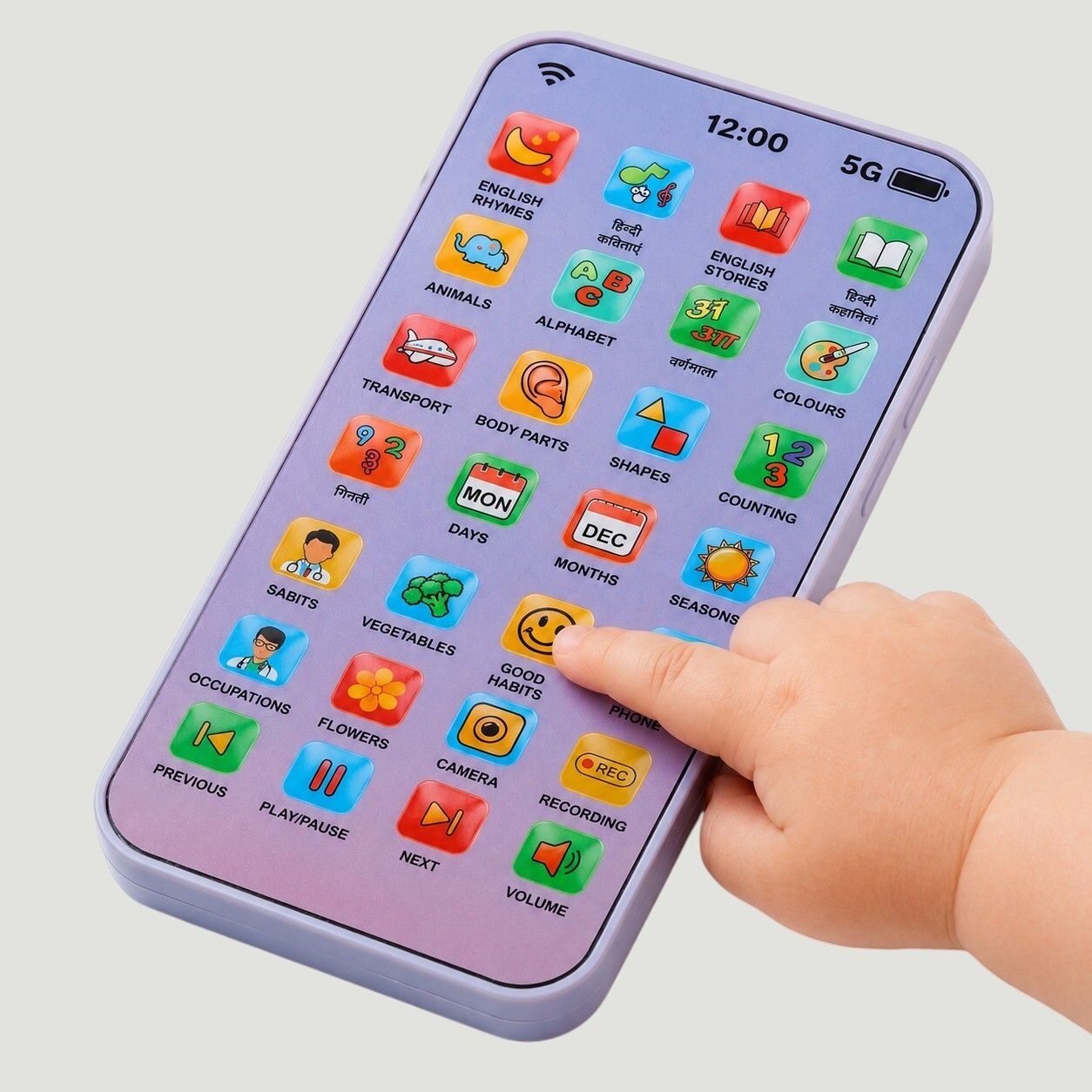 maa momai toys Baby Phone Toy for Kids with 28 Functions Educational Activities-picture-22