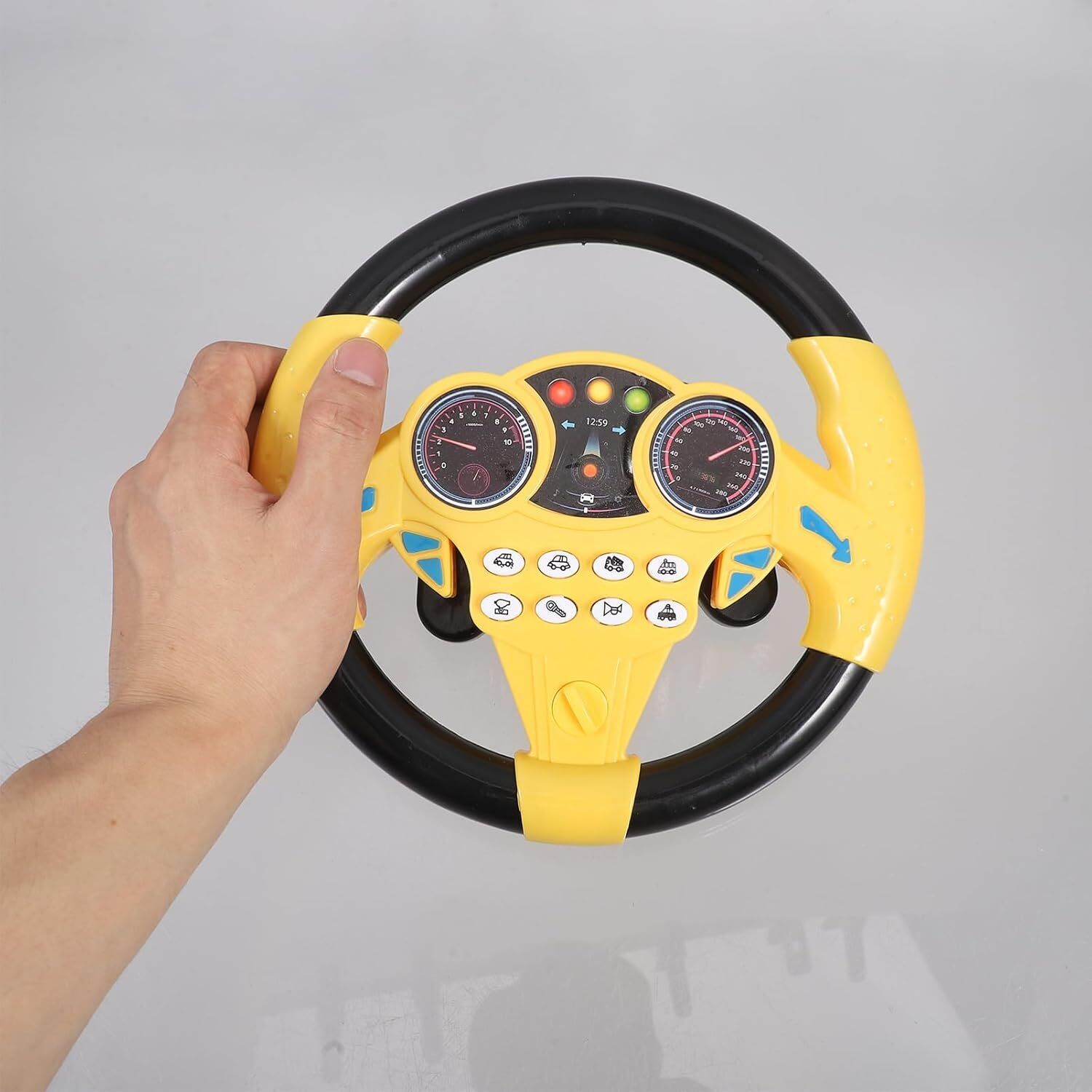 Premium Kids Driving Steering Wheel Funny Interactive Driving Wheel with Music