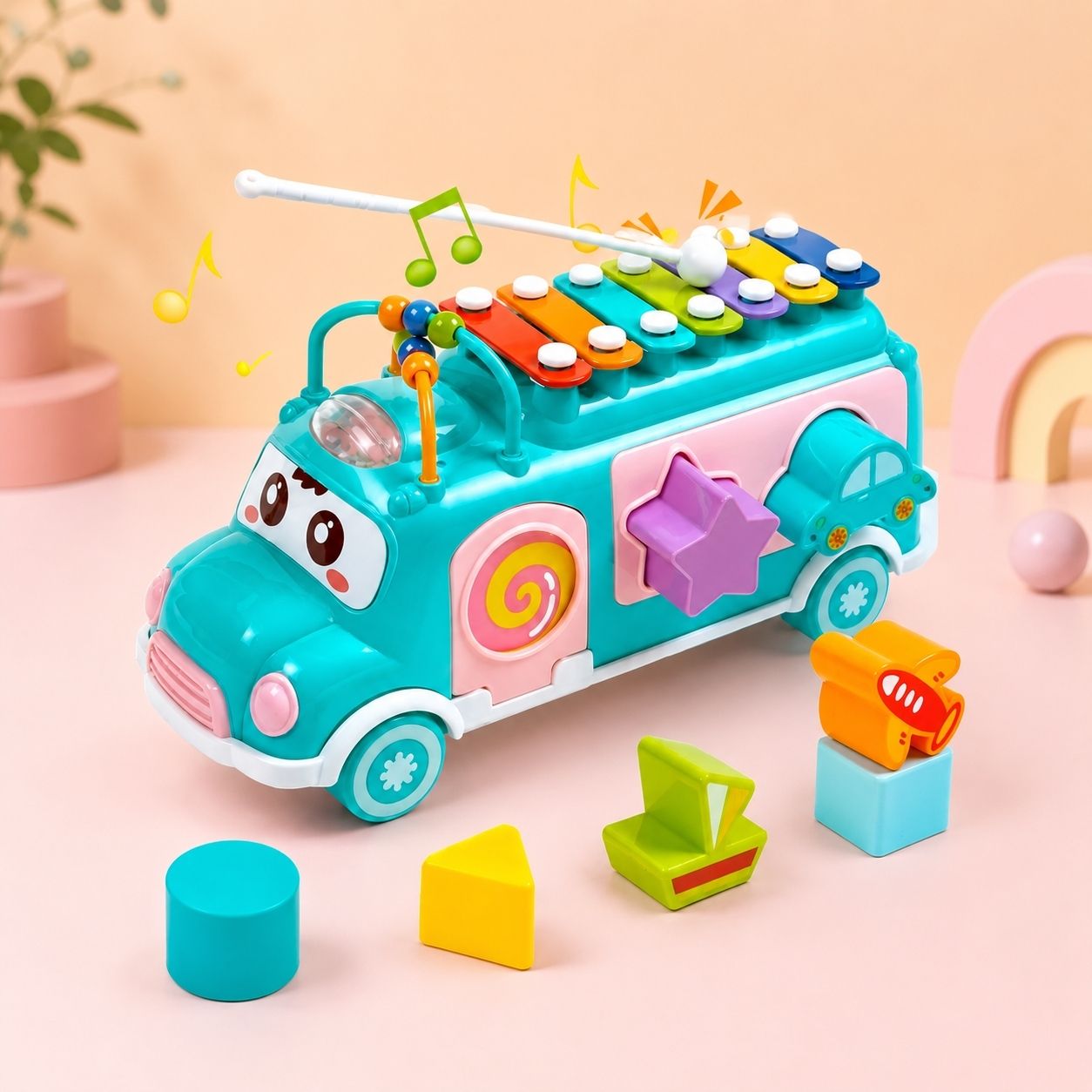 tinyaura MUSICAL TOY KIDS BUS-picture-18