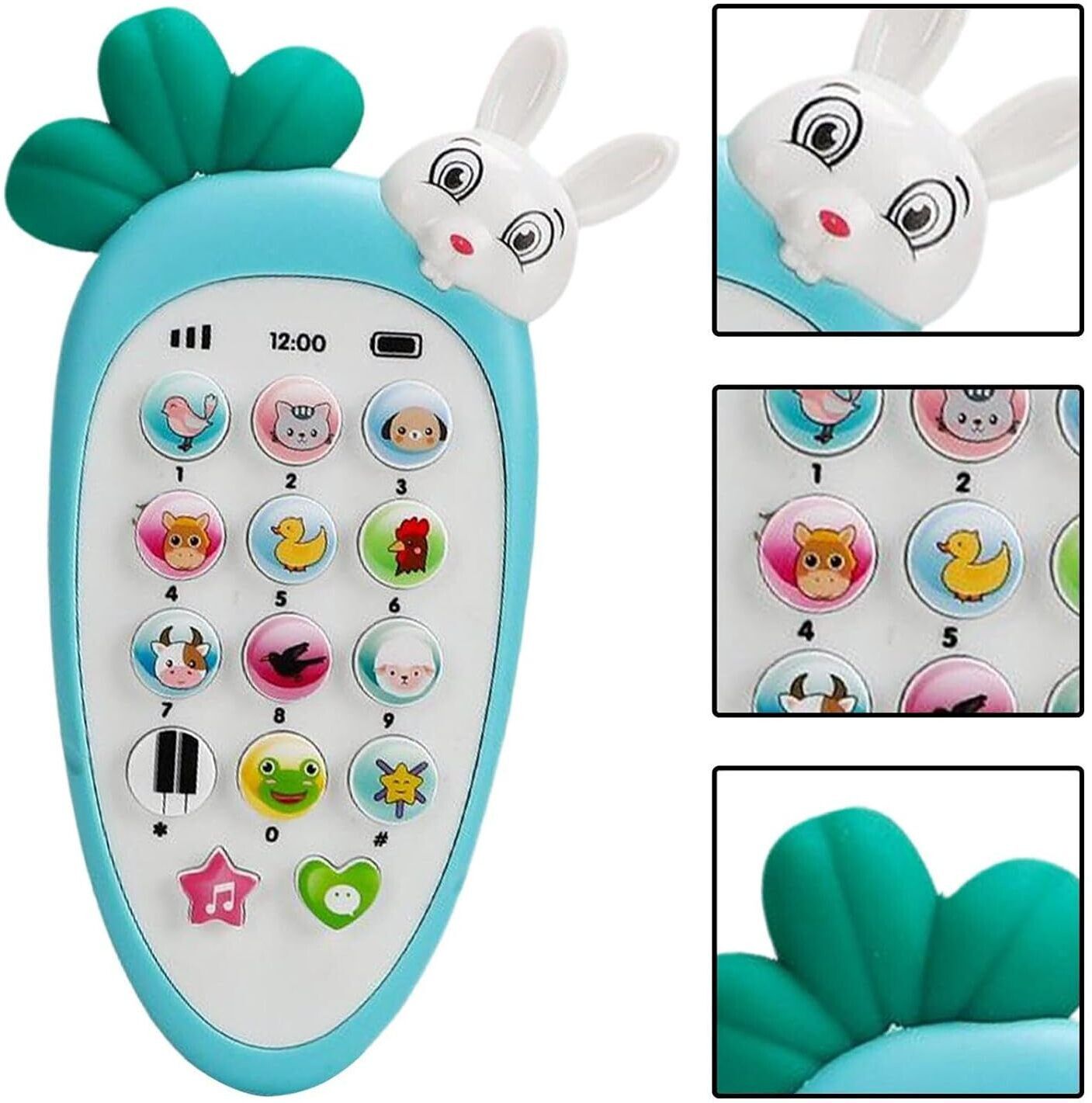 pluspoint Cordless Feature Rabbit Mobile Musical Sound Toys with Smart Light-picture-30