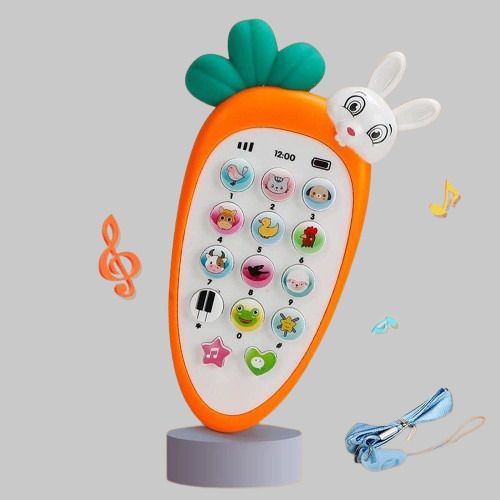 Carrot Shape Musical Phone Toy with Lights and Sounds-image-43