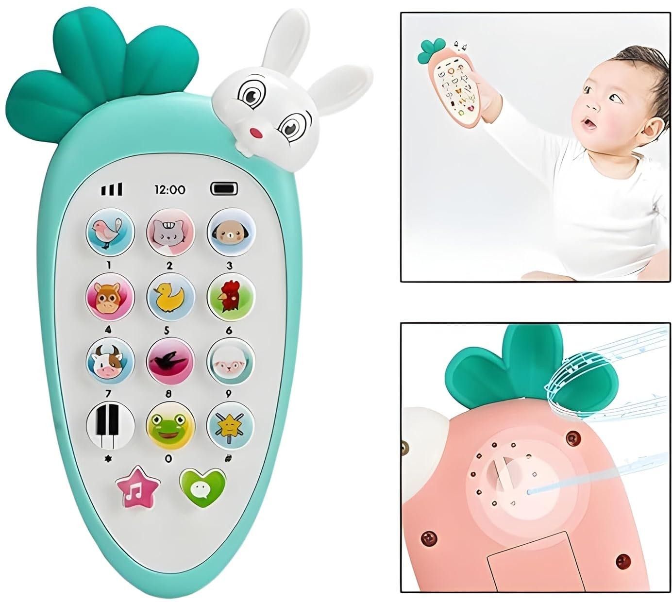 plus shine Smart Phone Rabbit Mobile Musical Sound Toy with Music, Ringtones, Animal Sounds-picture-43