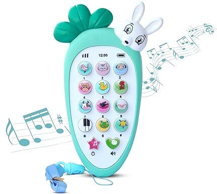Rabbit Themed Mobile Phone Toy for 2 Plus Year Kids-image-9