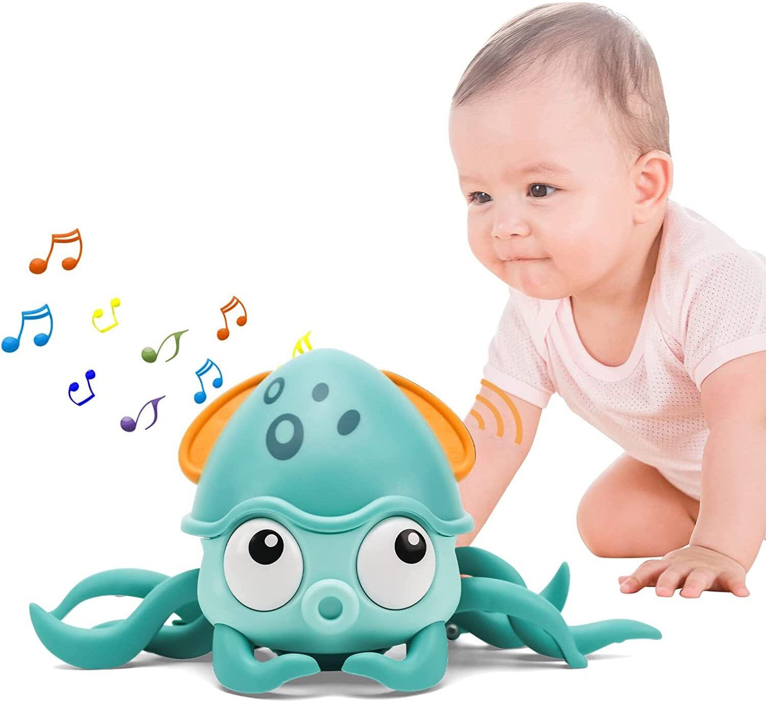 my kafers Musical Crawling Octopus Toy for Babies-picture-13