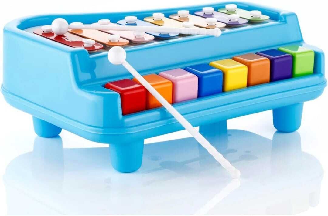 qbix PLASHINE 8 KEY MELODY XYLOPHONE TOY FOR KIDS-picture-1