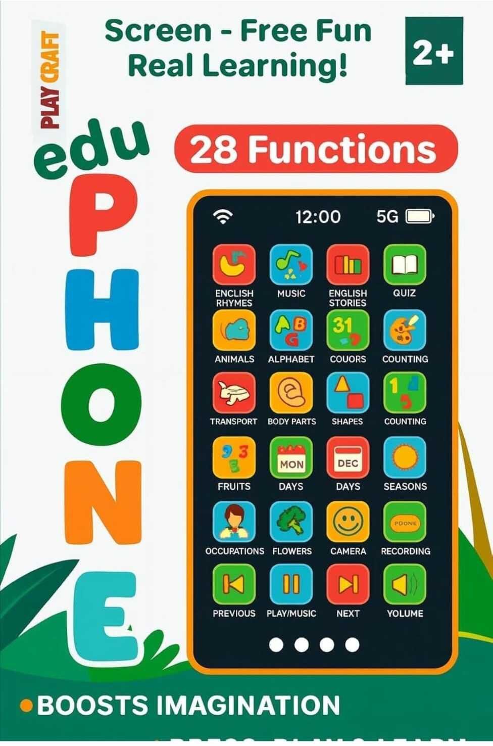 rishi quality Smart Educational Mobile For Kids Music Phone With Many Features.-picture-43