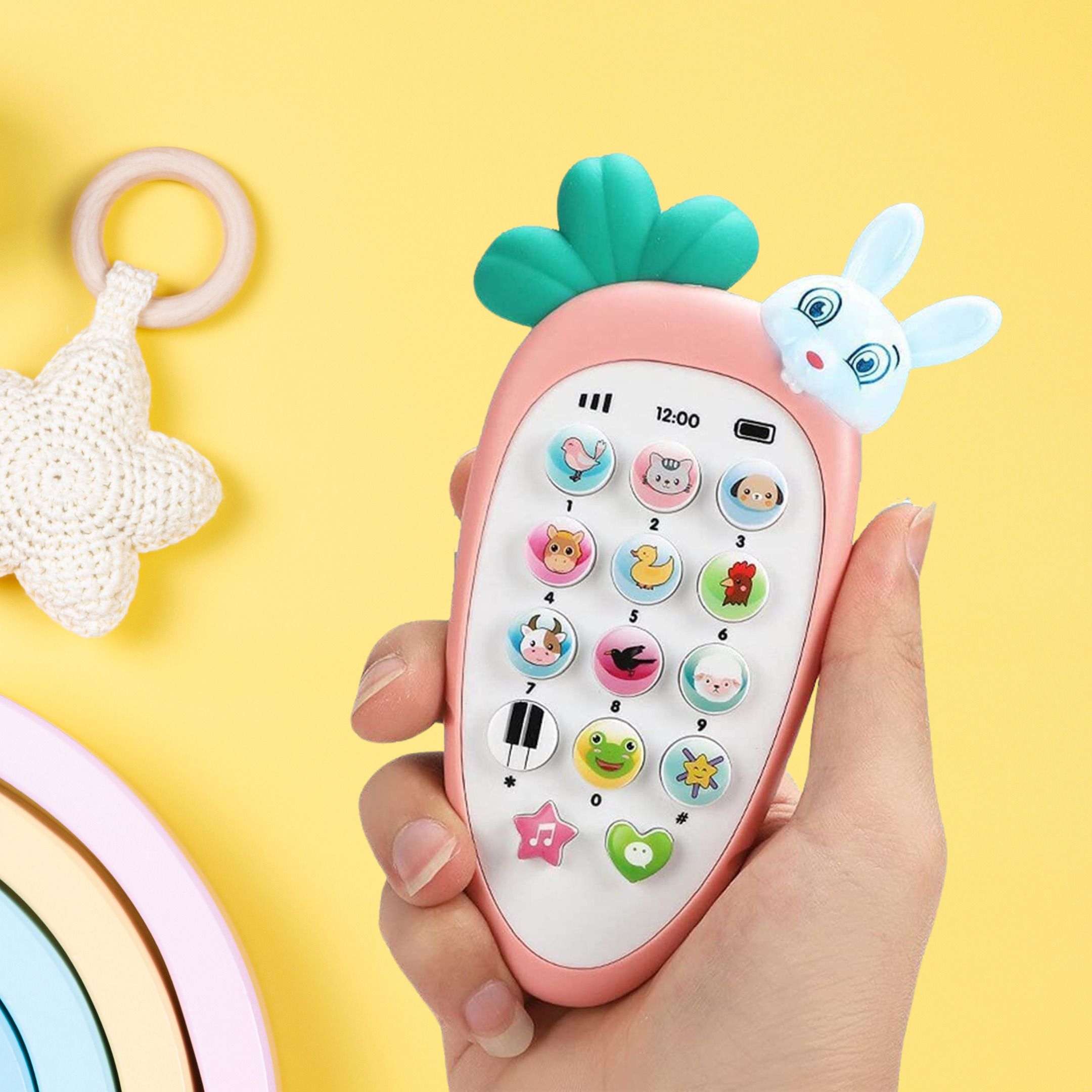 bsvr Smart Kids Rabbit Phone, Musical Sound Toys, Best Gift For Kids_BS114-picture-48