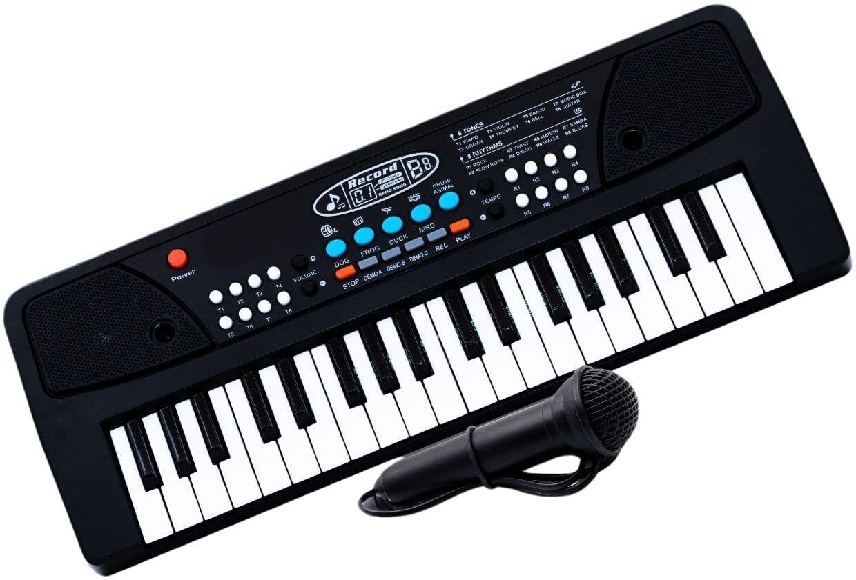 Big Fun 37 Key Piano Keyboard Toy, Recording and Mic for Kids-image-29