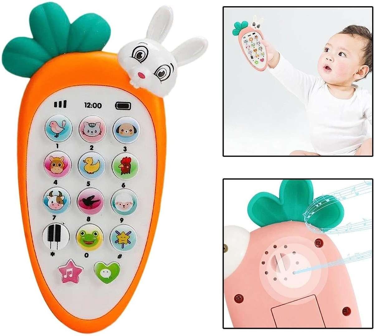 rsa enterprises Radish Style Cute Play Cell Phone Toy for Kids-picture-9