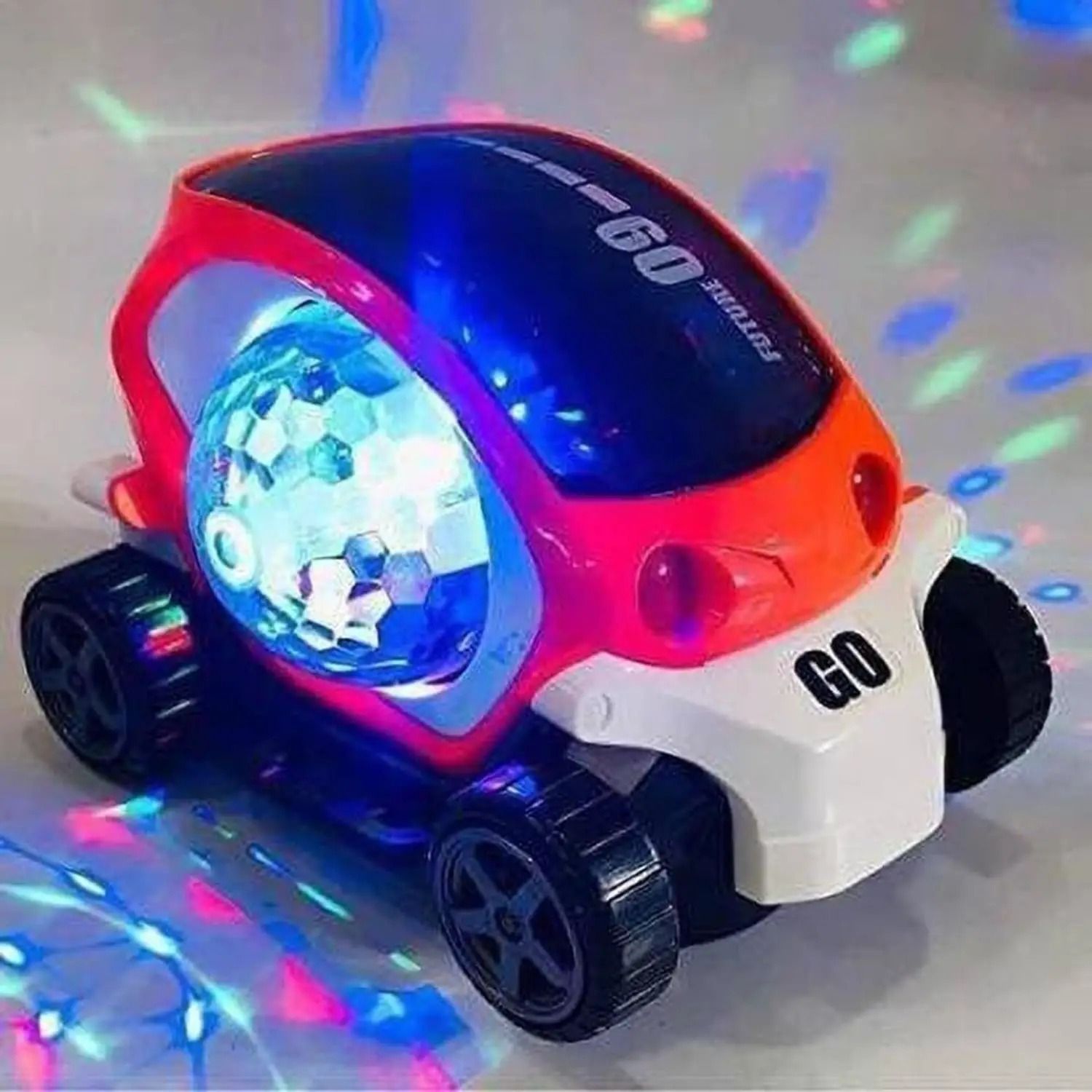 Musical 360° Stunt Car for Kids Flashing Lights & Music 09 Future Car