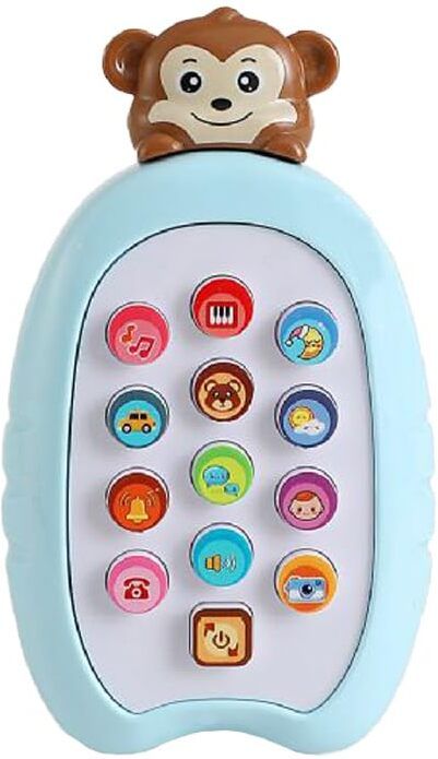 funblast Cute Monkey Musical Phone - Musical Mobile Toy for Babies with Light & Sound Toy-picture-30
