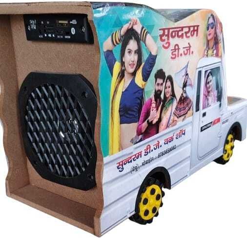 sundram dj DJ Toy Car Musical DJ Truck Toy Vehicle with Colorful Stickers Friction Powered-picture-14