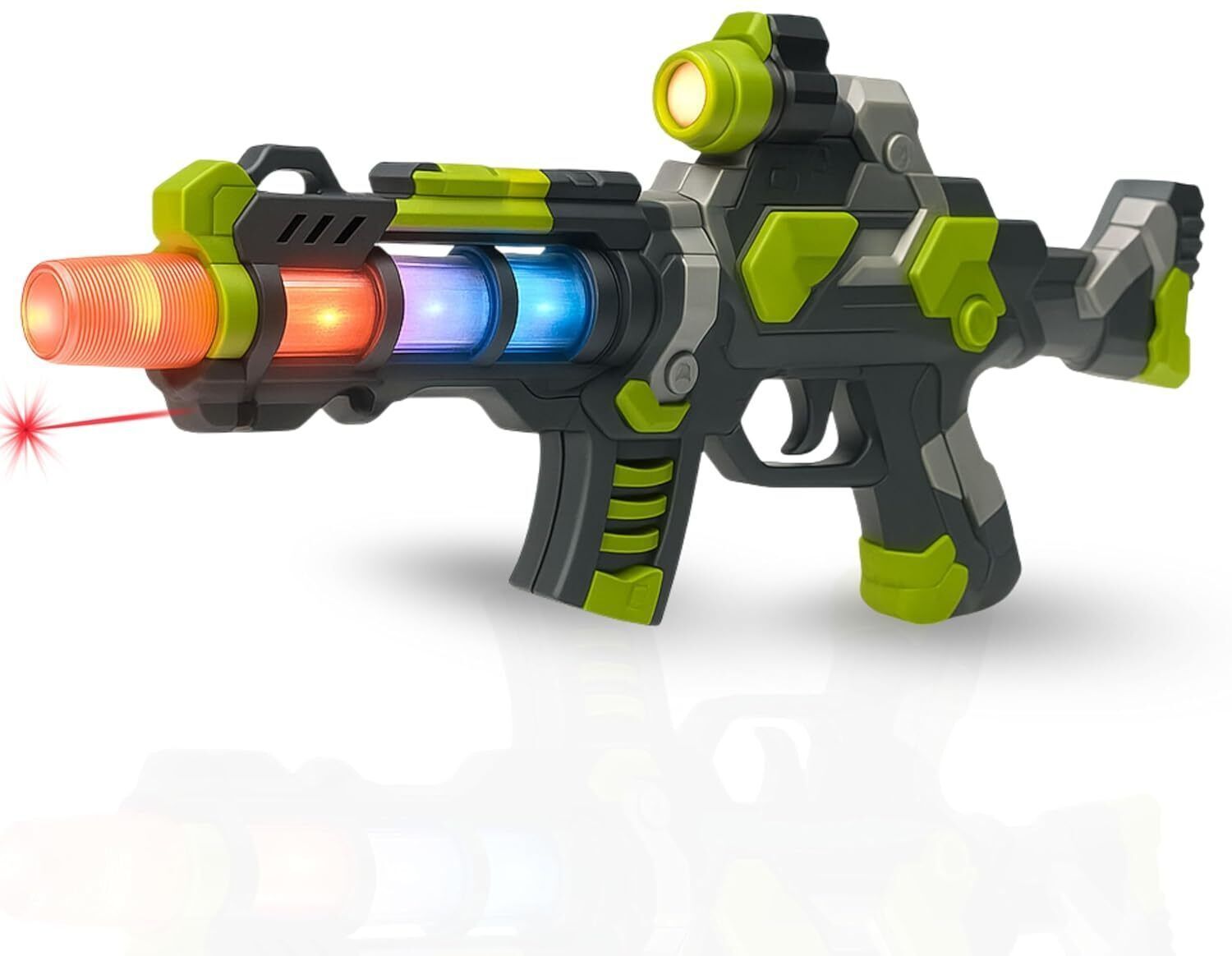 Projector Toy Gun with 3D Projections, Light & Sound Effects Toy Gun for Kids-image-42