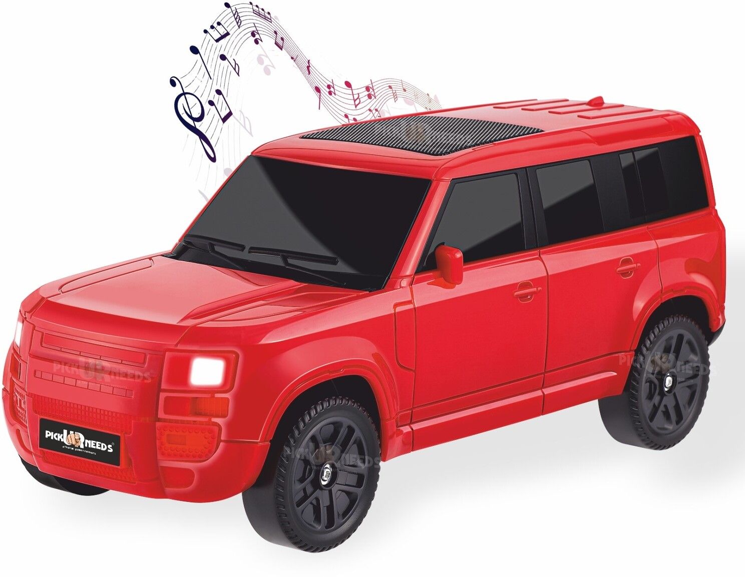 Rechargeable SUV Car Bluetooth Wireless Speaker – RGB LED Light, 1200mAH Battery-image-45