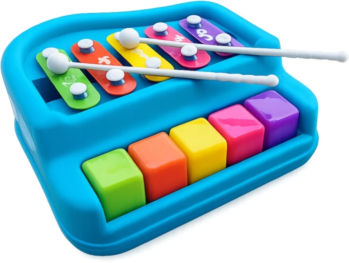 lera Xylophone Toy for Kids Colorfull Keys and Drum Sticks Musical Instrument Toy-picture-24